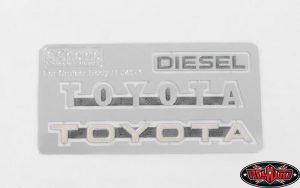 Front Metal Emblems for RC4WD Cruiser Body