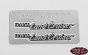 Side Metal Emblems for RC4WD Cruiser Body (Side A)