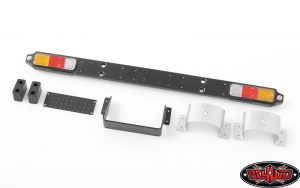 Rear Bumper Assembly w/Pad and Step for RC4WD G2 Cruiser/FJ40