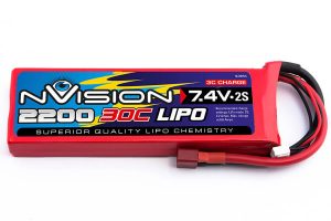 Bateria nVision LiPo 2S 7,4V 2200 30C