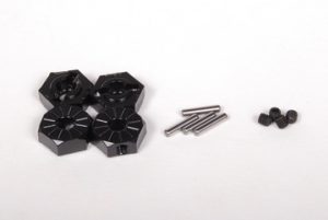 Axial Narrow 12mm Aluminum Hub - Black (4pcs)